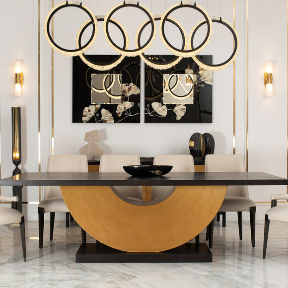 theodore alexander reed rectangular dining table dining tables