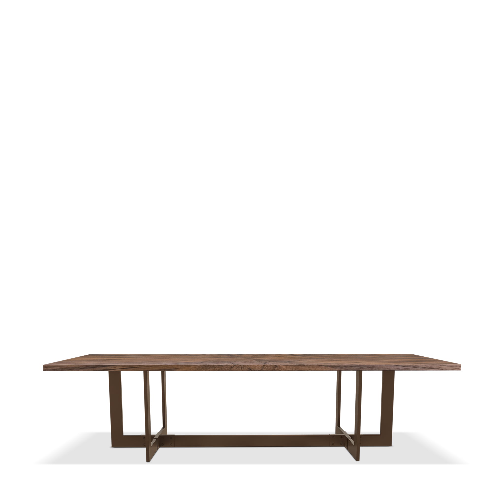 that's living monteiro walnut rectangular dining table dining tables