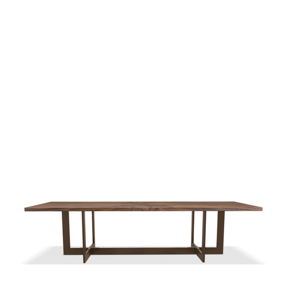 that's living monteiro walnut rectangular dining table dining tables