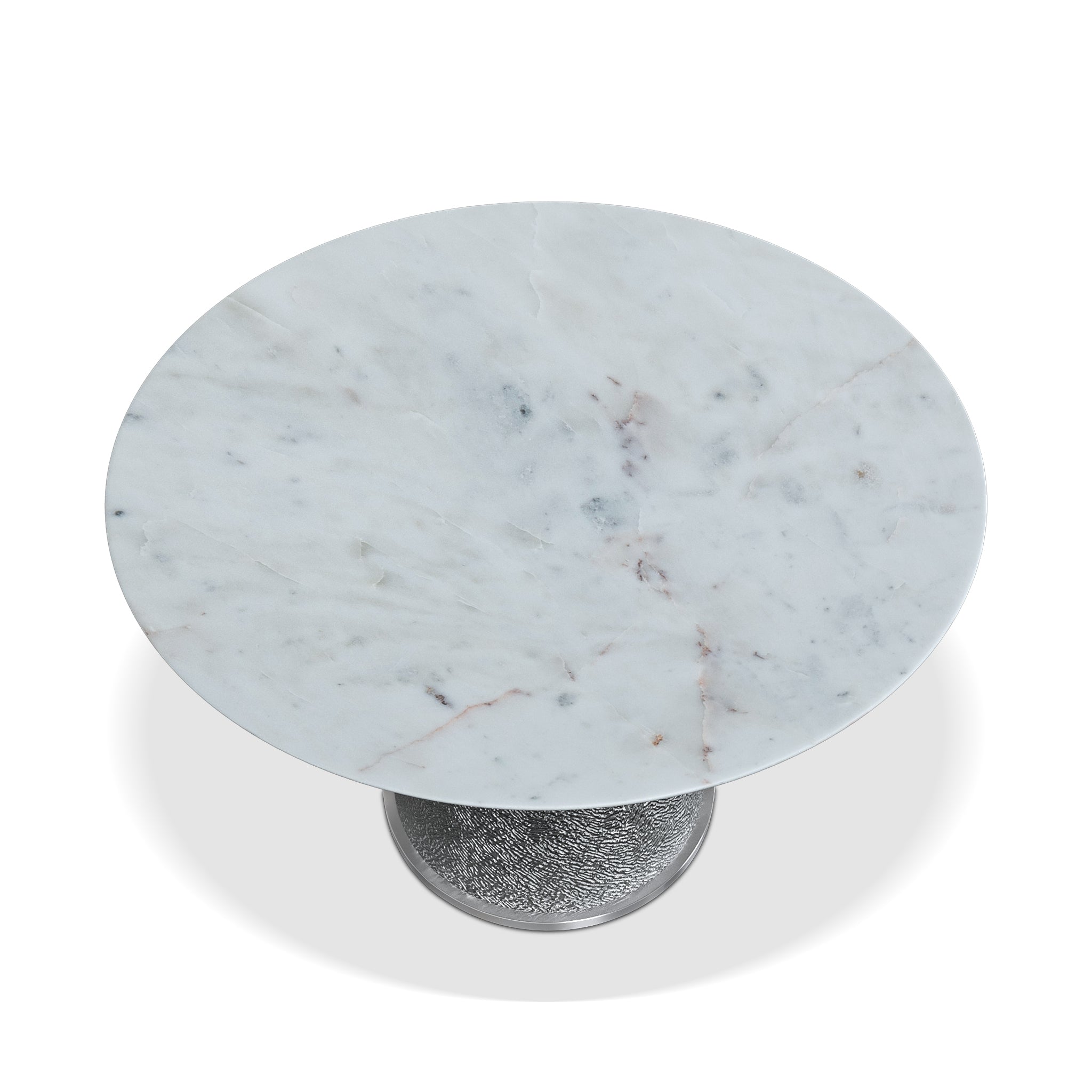 that's living andaman medio antique silver round dining table dining tables
