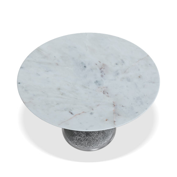 that's living andaman medio antique silver round dining table dining tables
