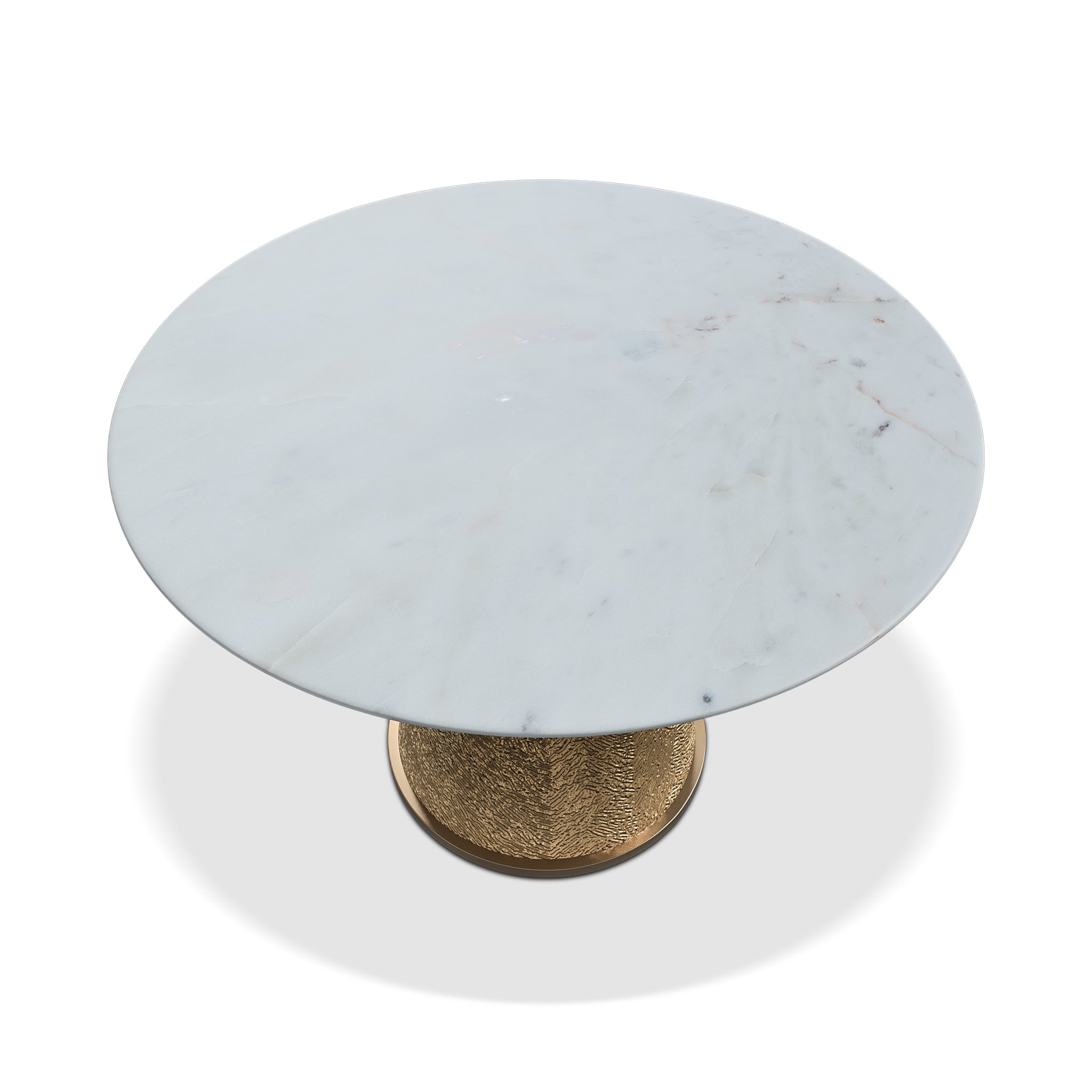 that's living andaman medio antique brass round dining table dining tables