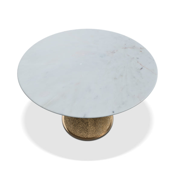 that's living andaman medio antique brass round dining table dining tables 