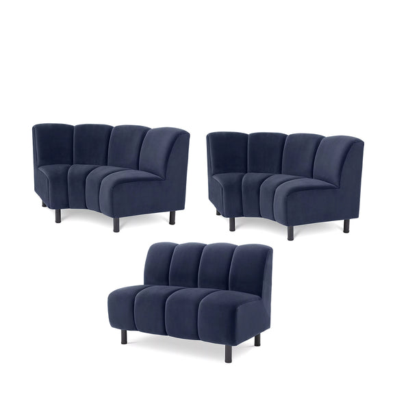eichholtz hillman 3-pc. sectional sectionals