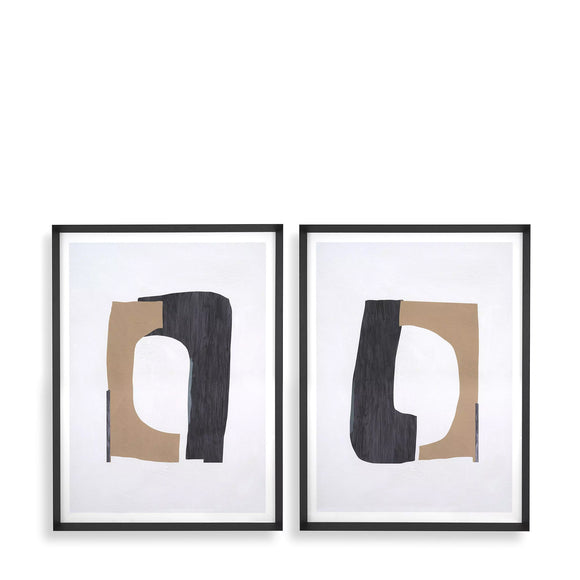 eichholtz carboard cutouts set of 2 frames