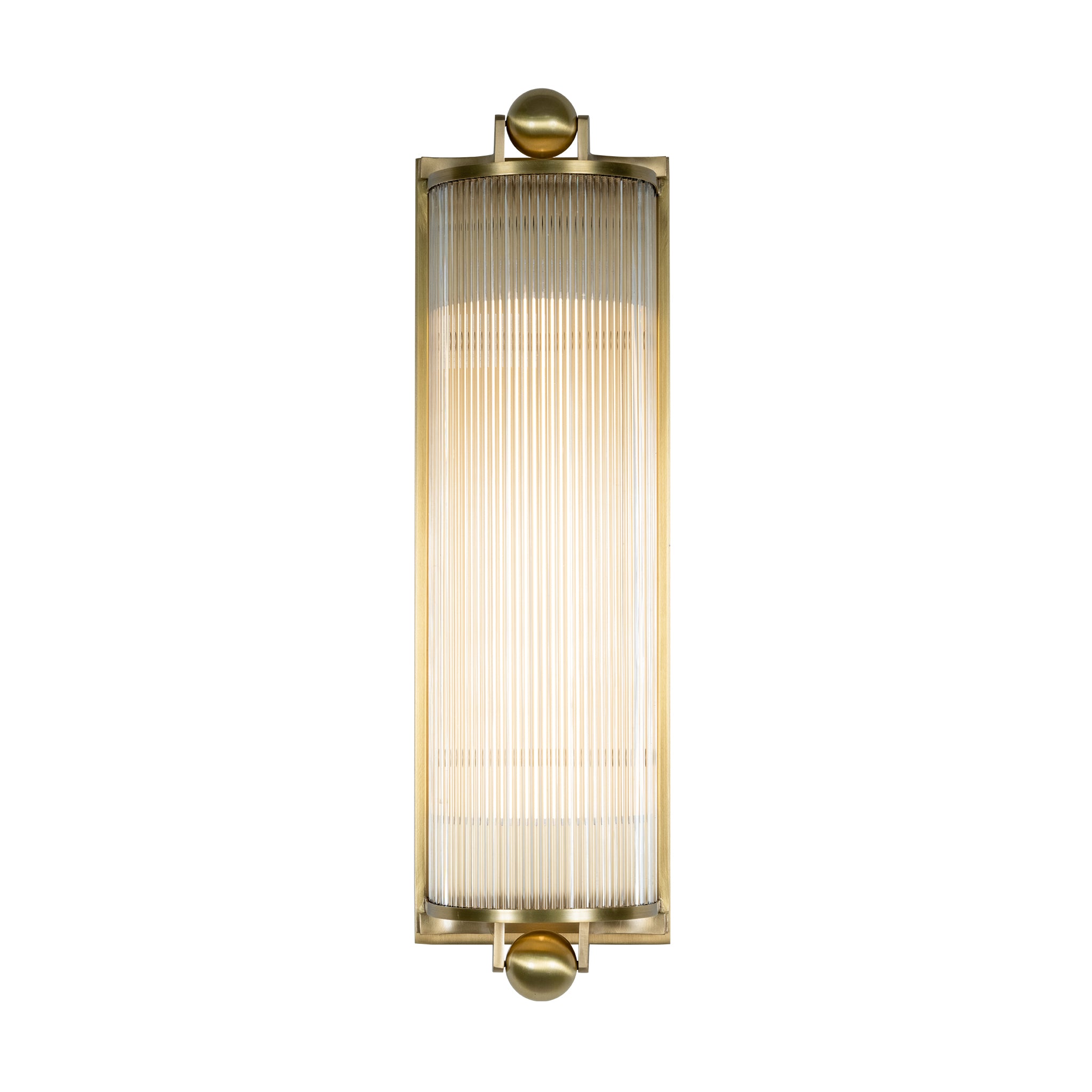 that's living antique brass levi sconce wall sconce