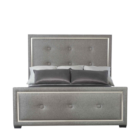 bernhardt decorage upholstered panel bed king beds