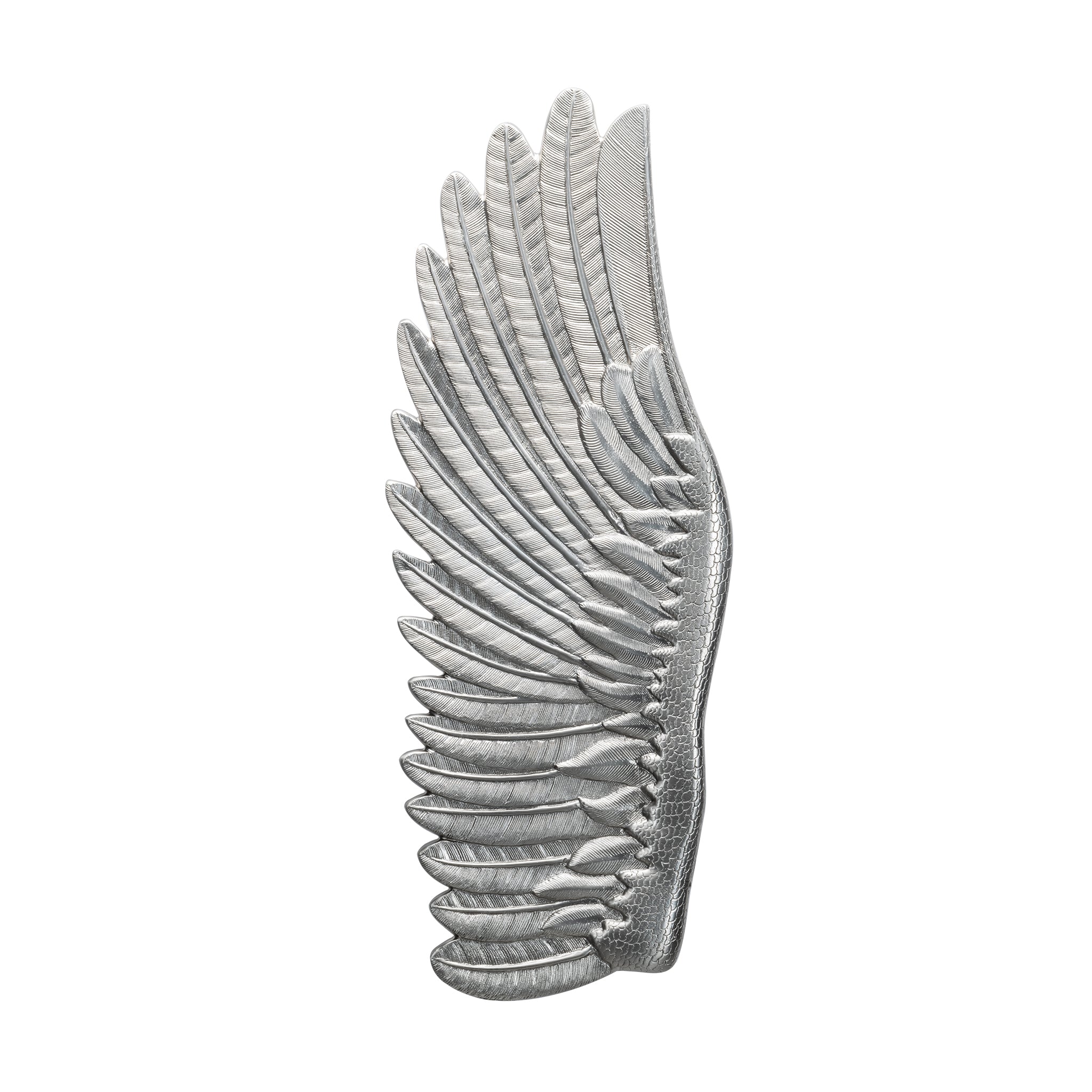 that's living feather  nickel left wall sconce wall sconce