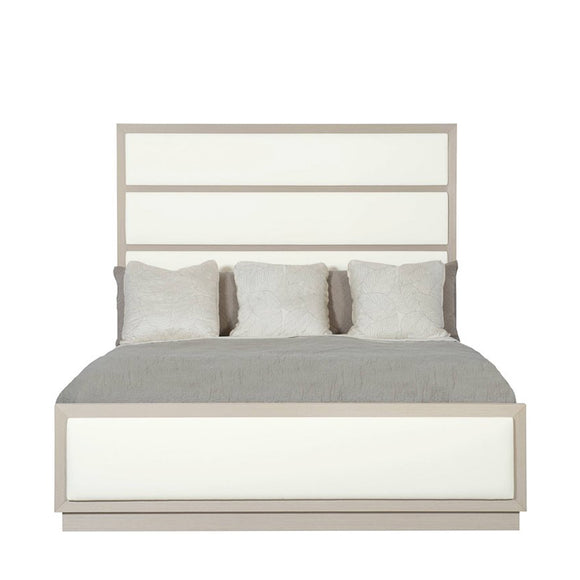 bernhardt axiom upholstered panel king bed beds