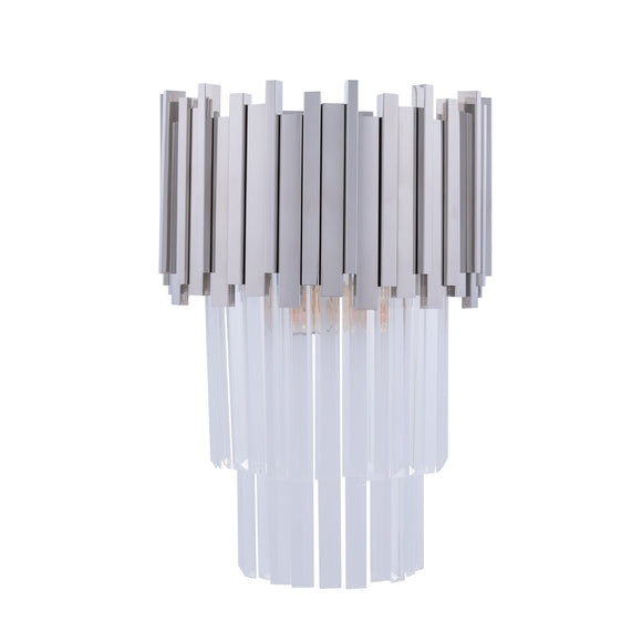 that's living sophia nickel sconce wall sconce