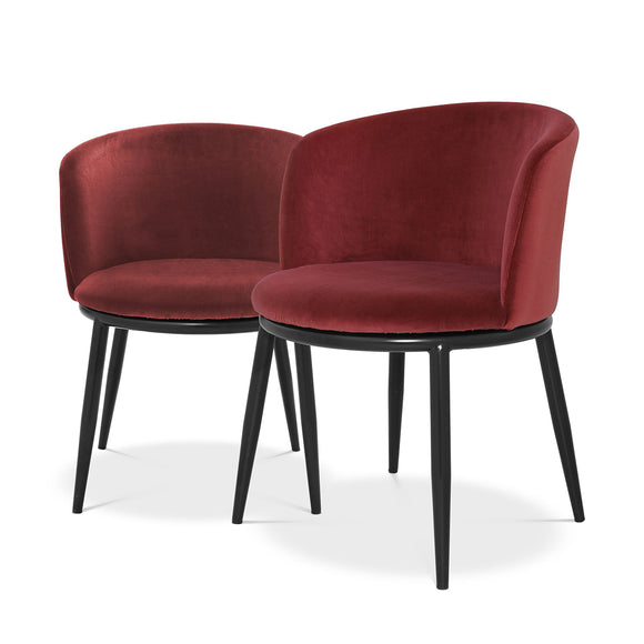 eichholtz filmore dining chair set of 2 dining chairs