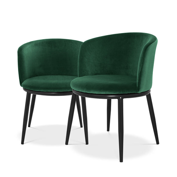 eichholtz filmore dining chair set of 2 dining chairs