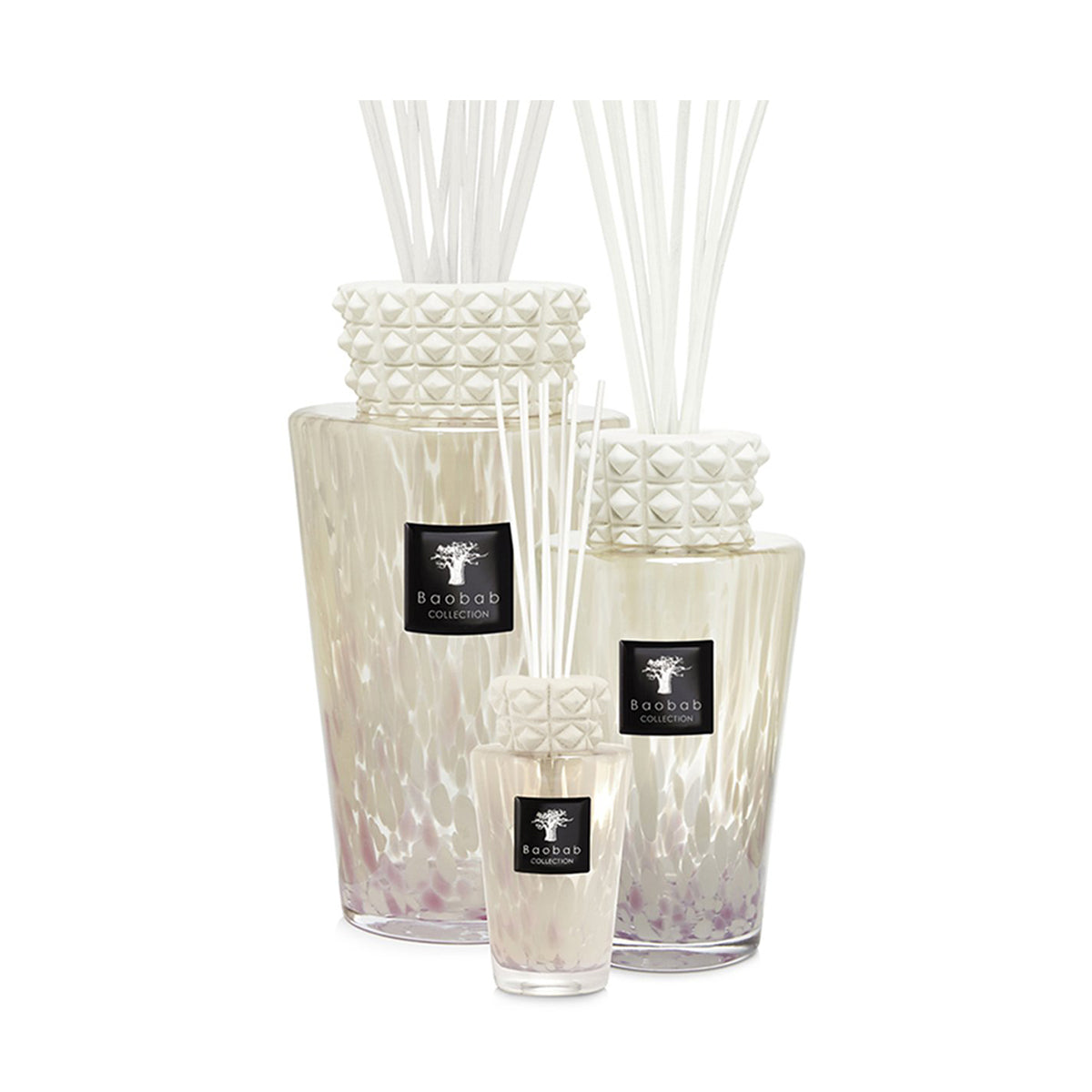 baobab totem white pearls luxury bottle diffuser mini diffusers 
