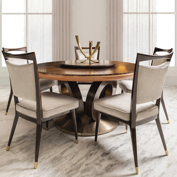 theodore alexander paradox round dining table dining tables