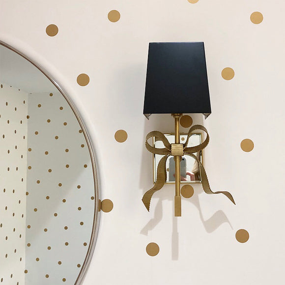 visual comfort ellery gros-grain bow small sconce wall sconce