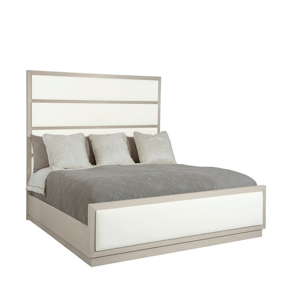 bernhardt axiom upholstered panel king bed beds