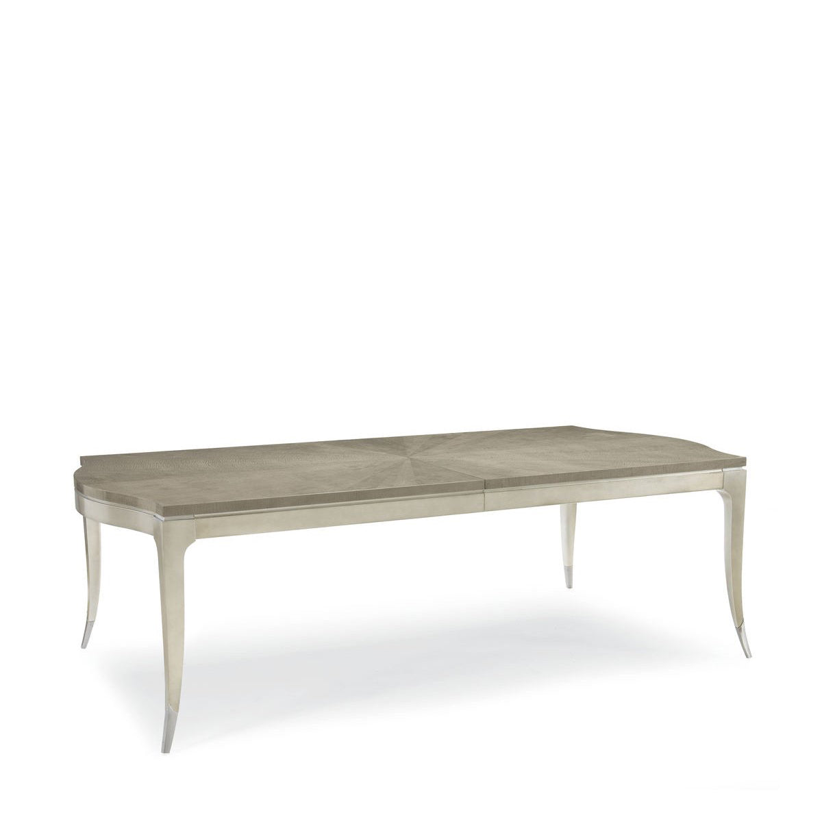 caracole on a silver platter dining tables