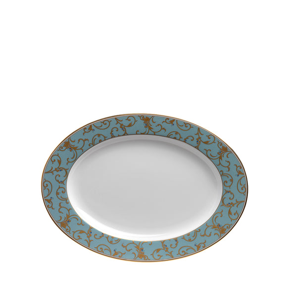 narumi anatolia blue mix & match 32cm oval platter serving platters 