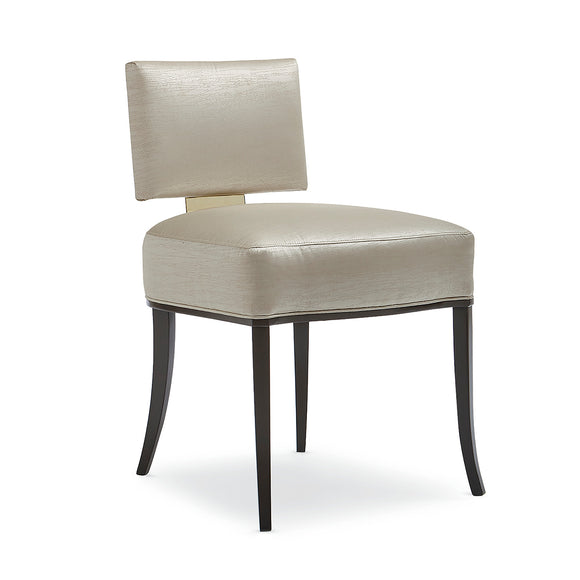 caracole reserved seating side dining chairs 
