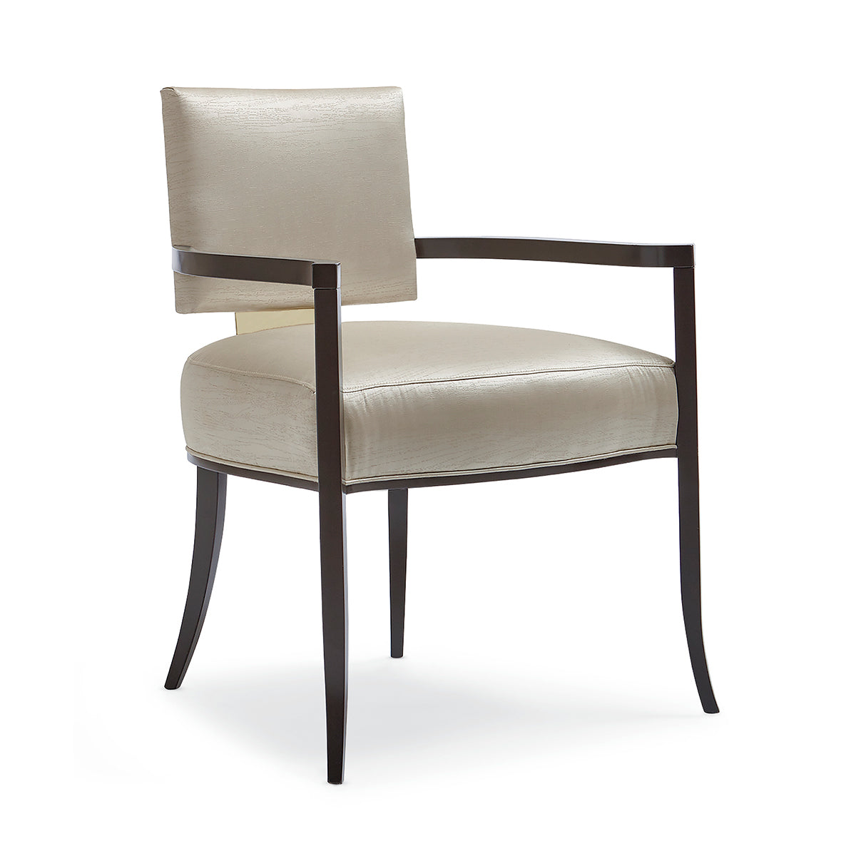 caracole reserved seating arm dining chairs