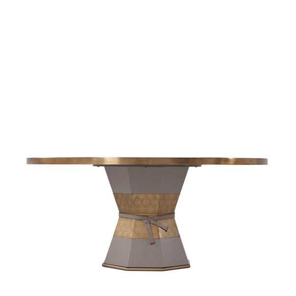 theodore alexander iconic round dining table ii dining tables