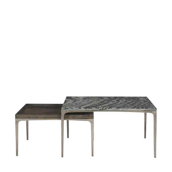 bernhardt strata charcoal cocktail table coffee tables
