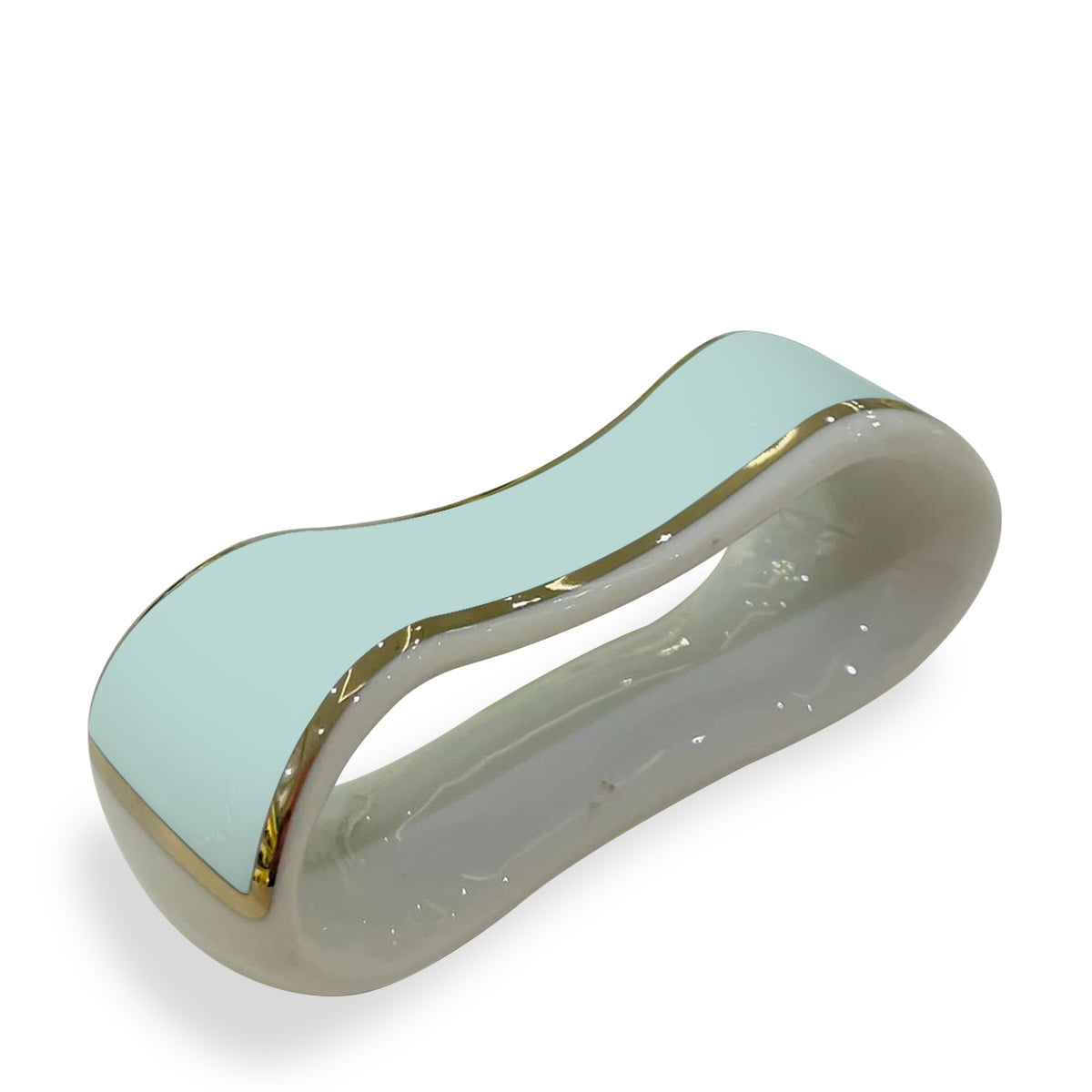 porcel ethereal blue napkin ring 7cm kitchen storage