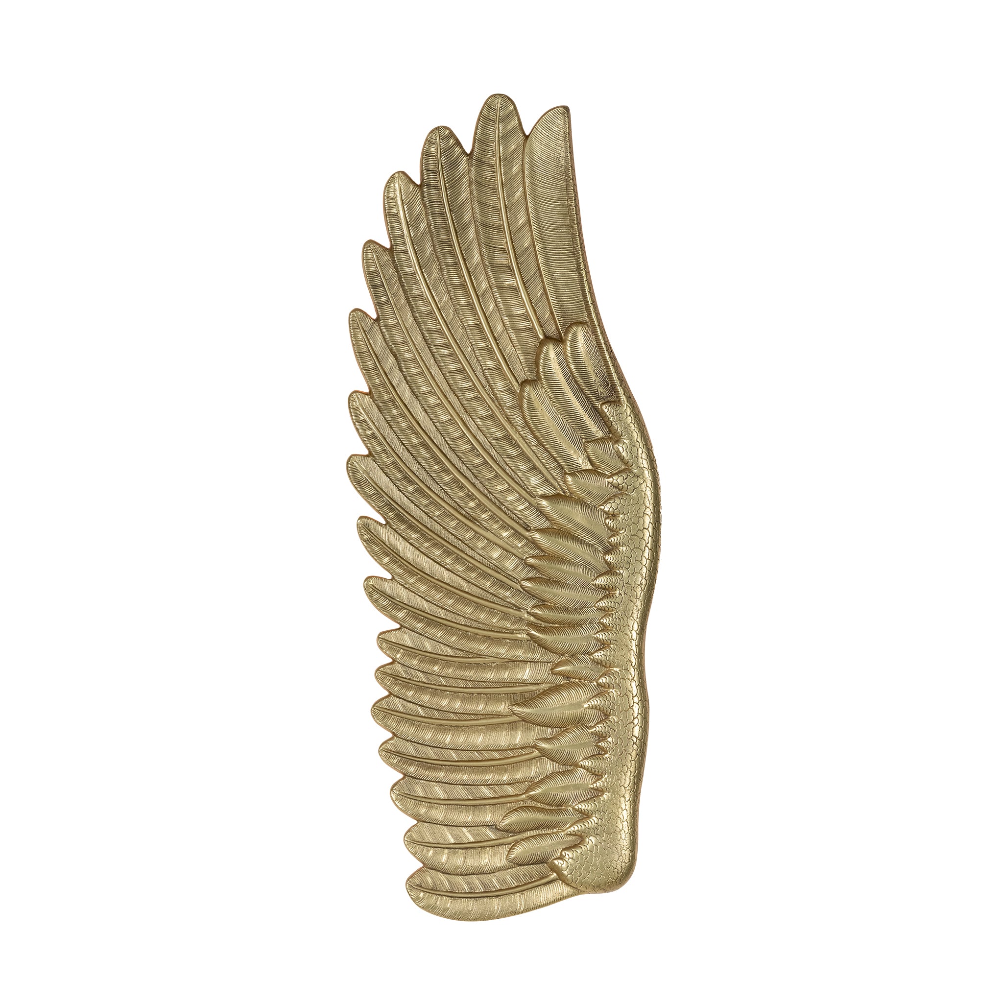 that's living feather brass left wall sconce wall sconce