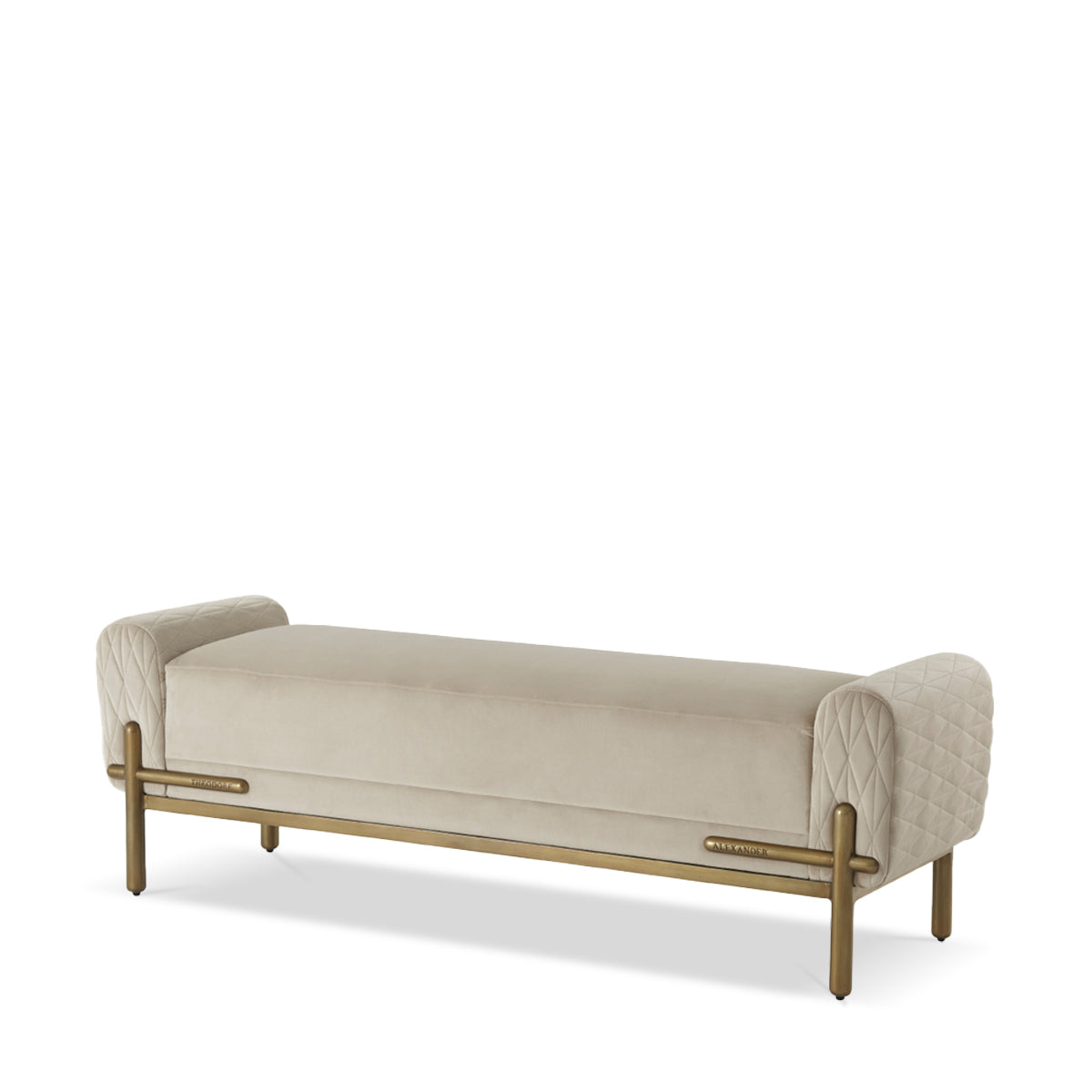 theodore alexander iconic upholstered bench benches