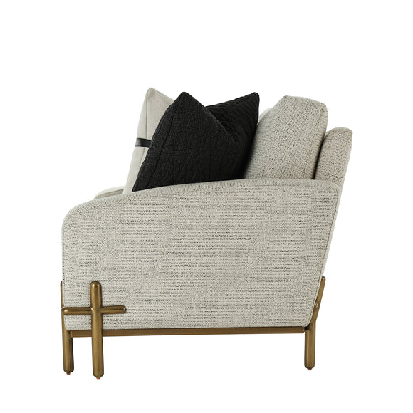 theodore alexander iconic upholstered sofa loveseats & sofas 
