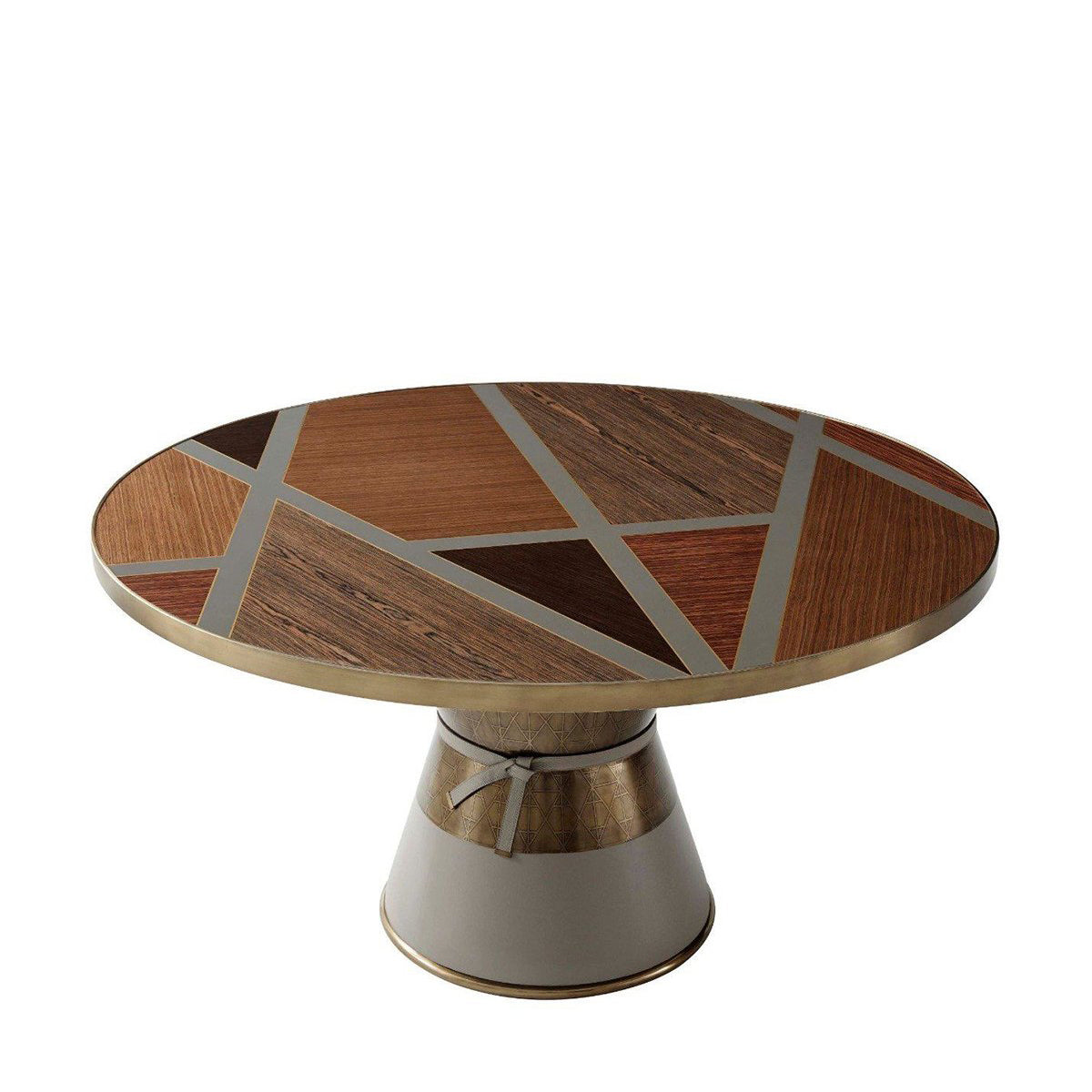 theodore alexander iconic large round dining table dining tables