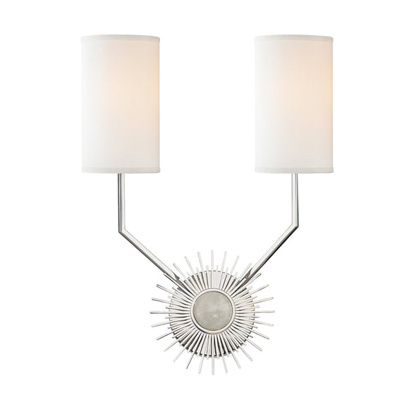 hudson valley borland 2 lt wall sconce wall sconce