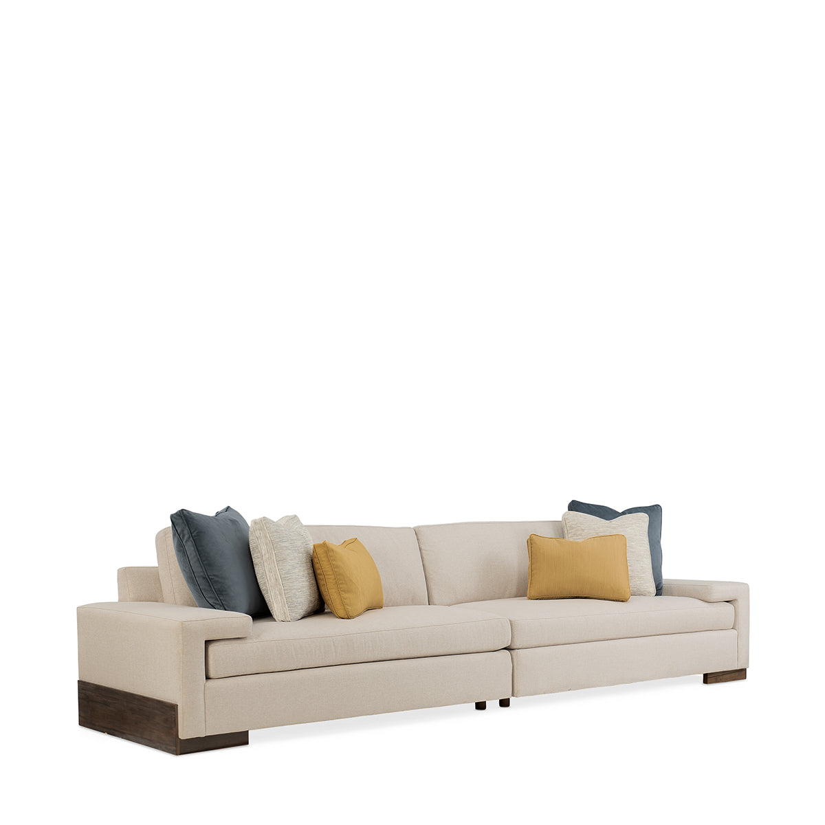 caracole i'm shelf-ish 2pc sectional sectionals 