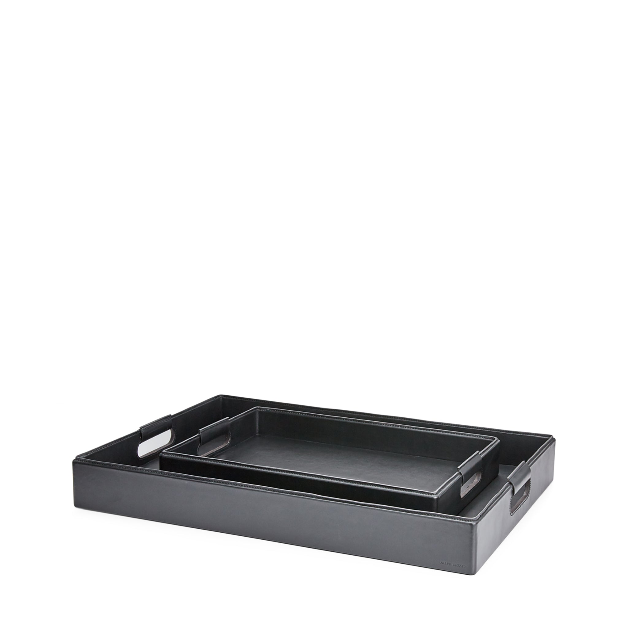 ralph lauren wyatt small tray black serving trays & stands