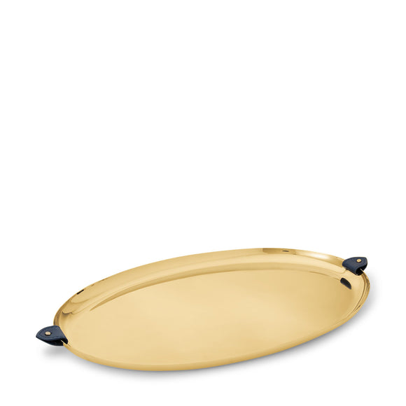 ralph lauren wyatt oval platter gold and navy serving platters