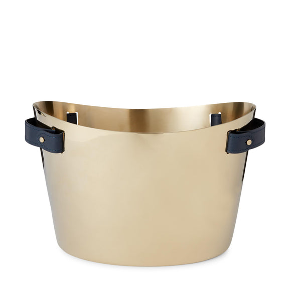 ralph lauren wyatt double champagne cooler gold and navy home accessories