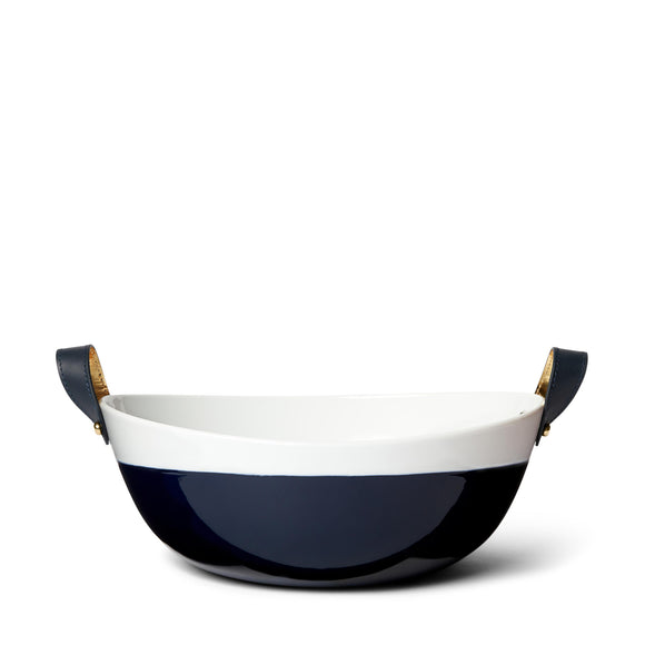 ralph lauren wyatt salad bowl navy and white bowls