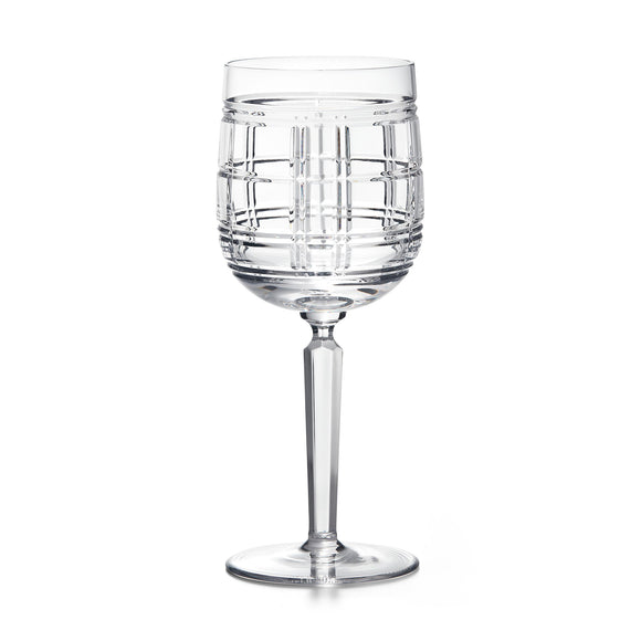 ralph lauren hudson plaid red wine glass tableware