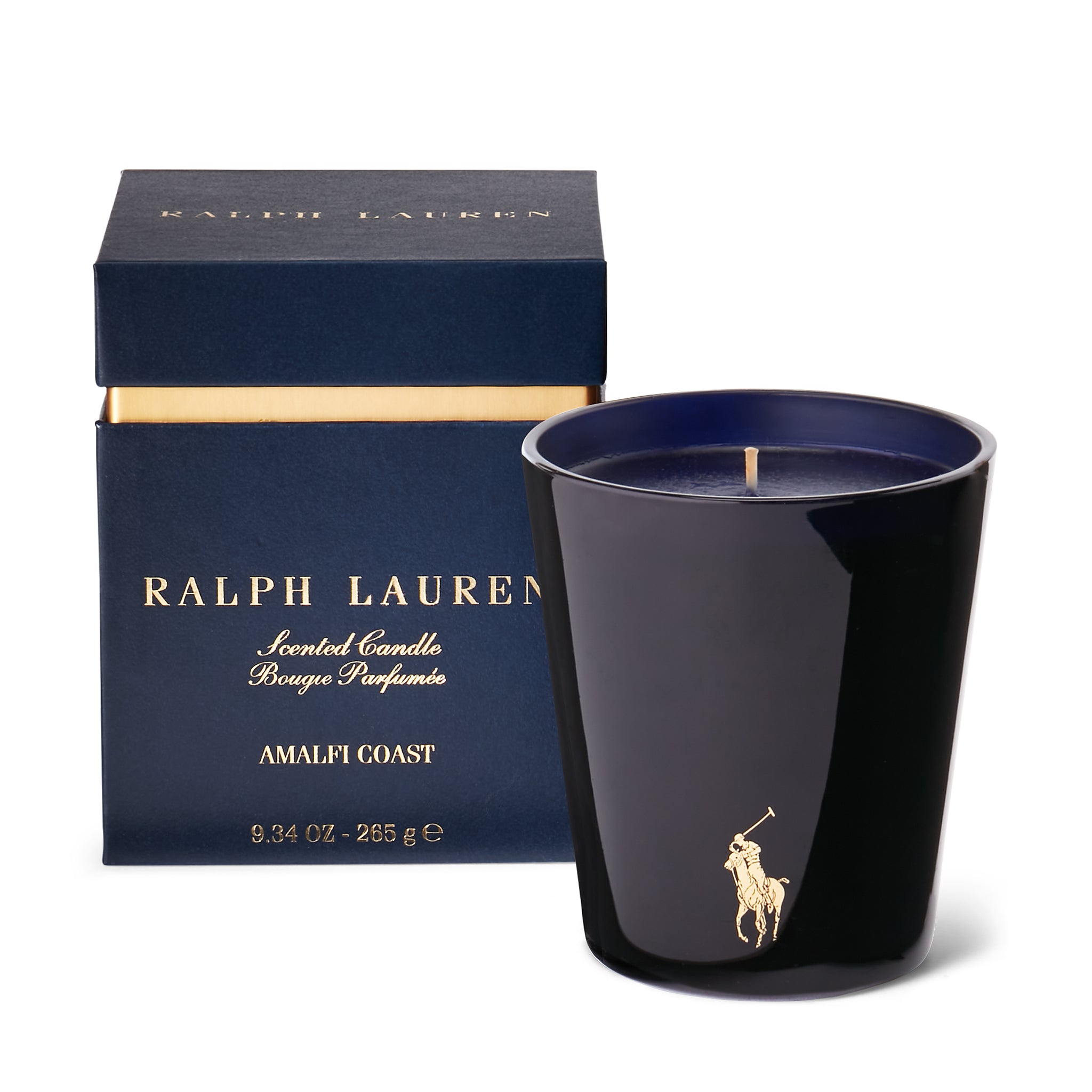 ralph lauren amalfi coast candle navy and gold scented candles