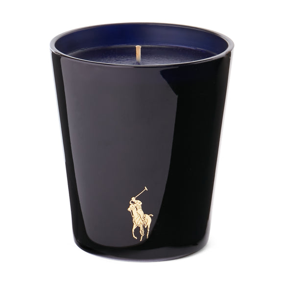ralph lauren round hill candle navy and gold scented candles
