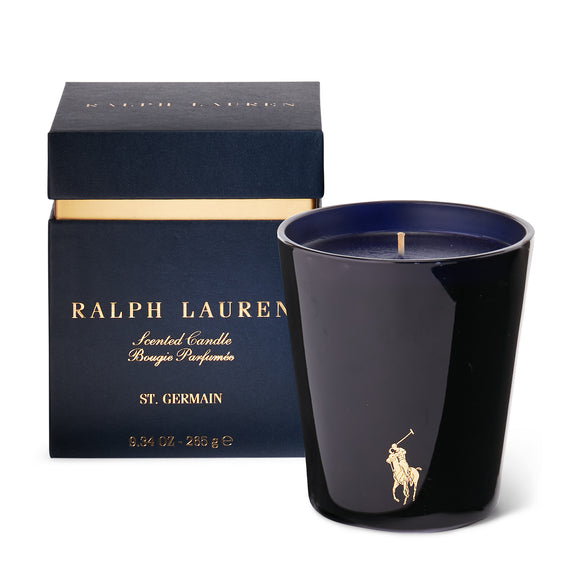 ralph lauren st. germain candle navy and gold scented candles