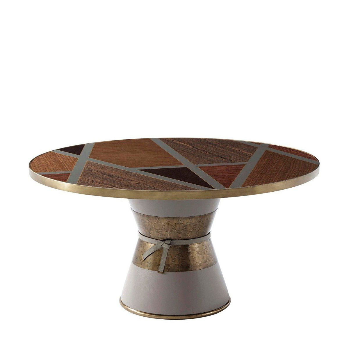 theodore alexander iconic large round dining table dining tables
