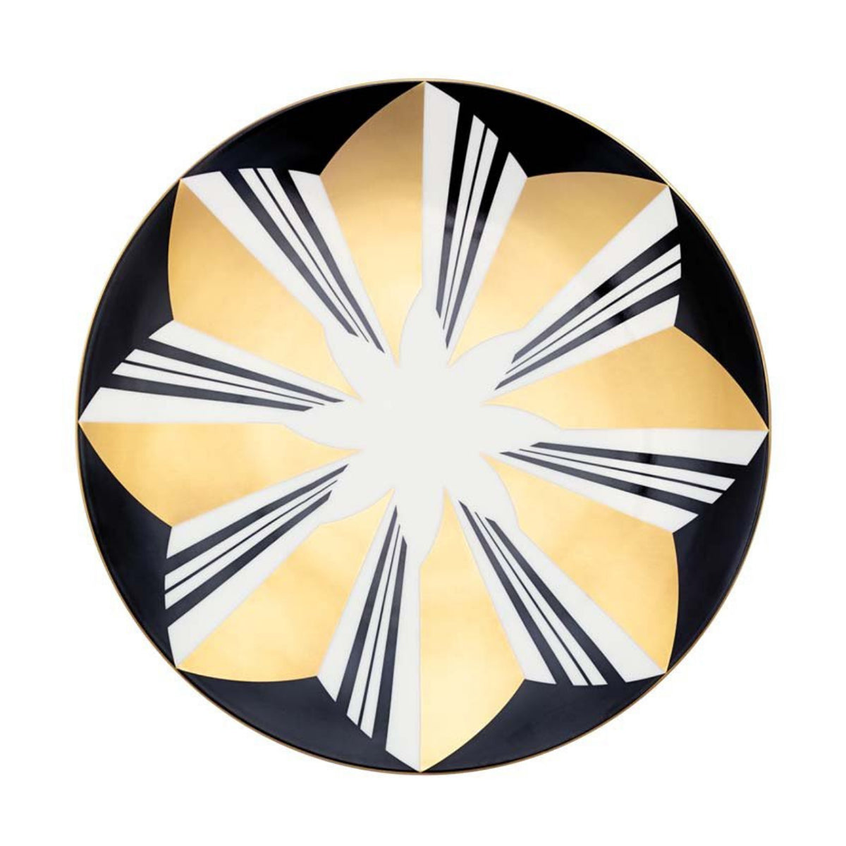 porcel stripes coupe service plate 31cm plates