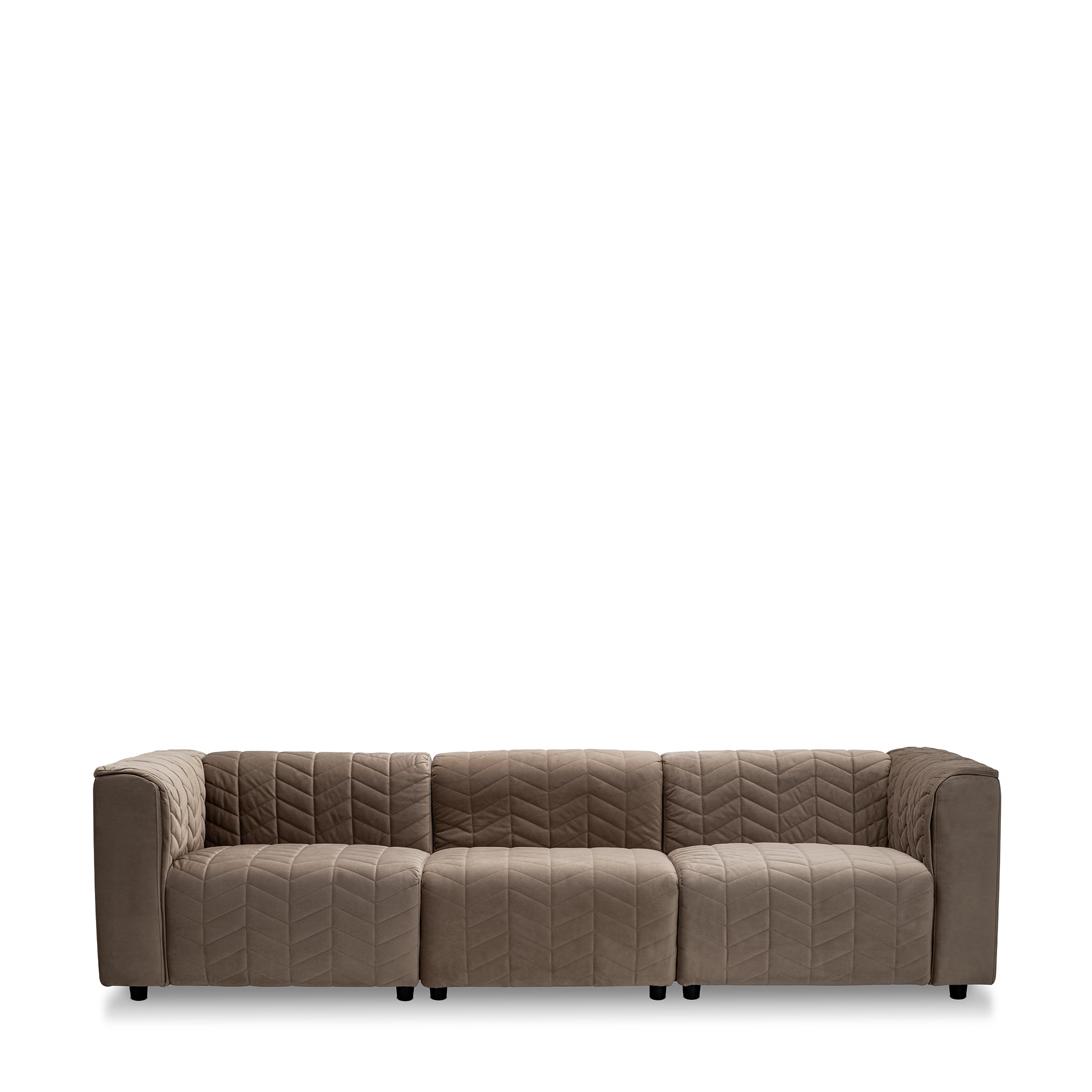 that's living langdon velvet 3 seater composition loveseats & sofas