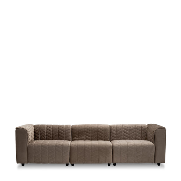 that's living langdon velvet 3 seater composition loveseats & sofas