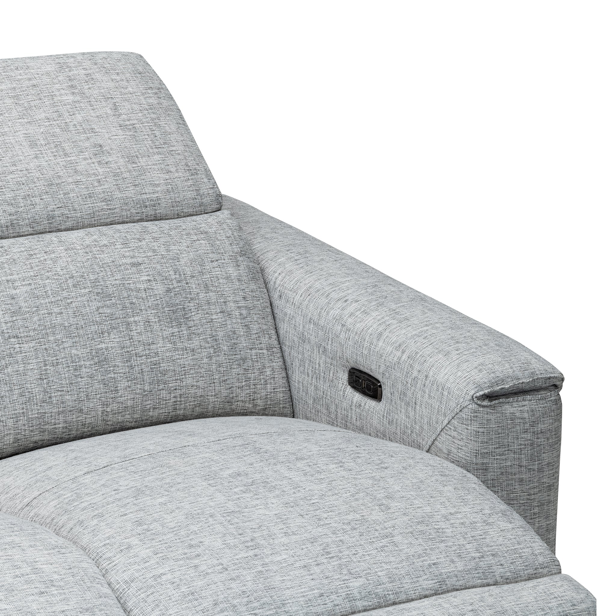 that's living angela chroma loveseat with  electric headrest composition loveseats & sofas