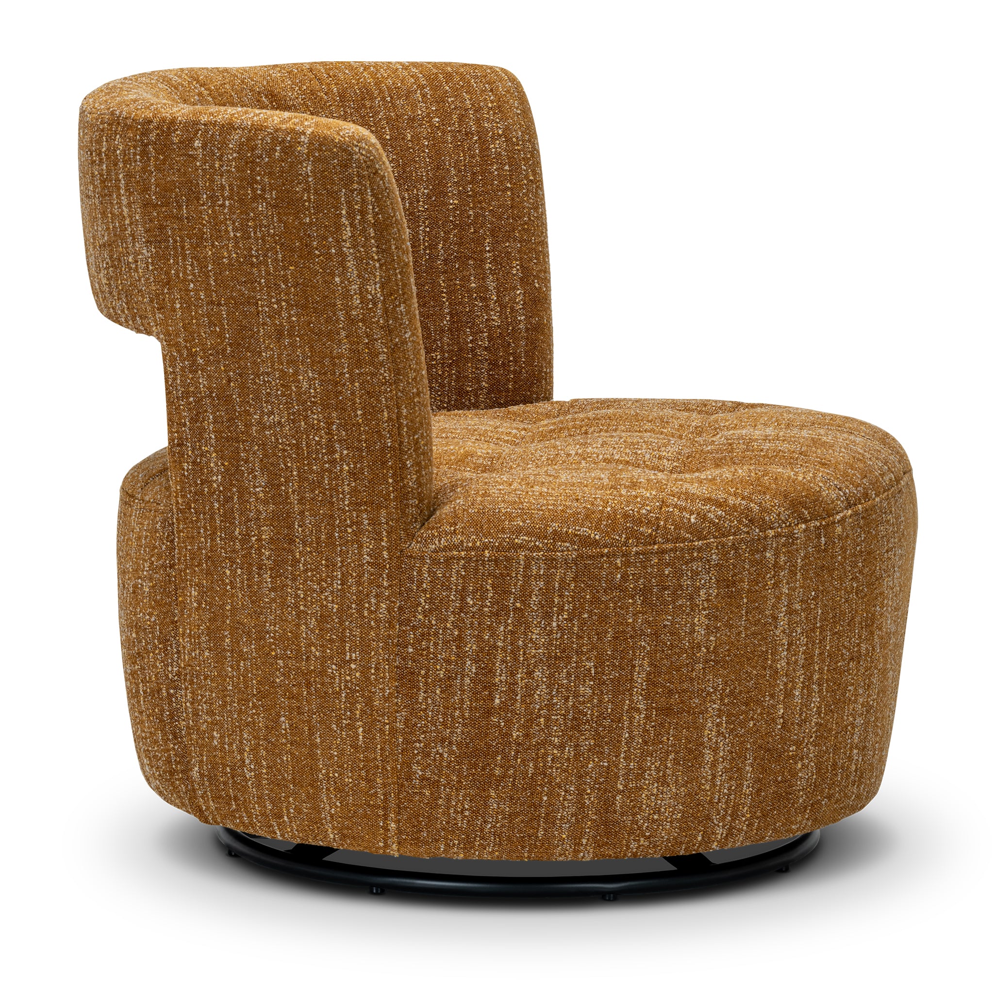 that's living monterey mustard round armchair chairs