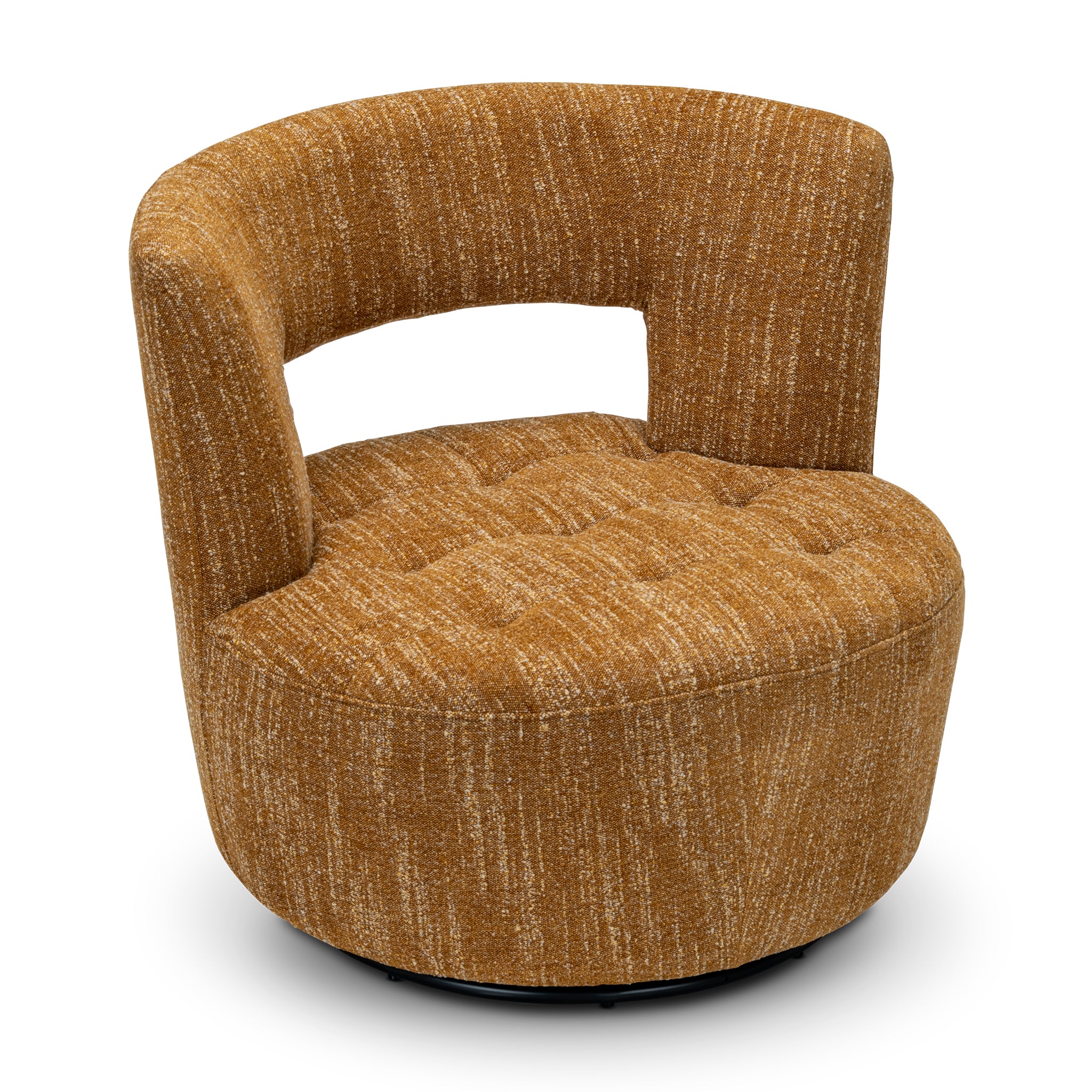 that's living monterey mustard round armchair chairs