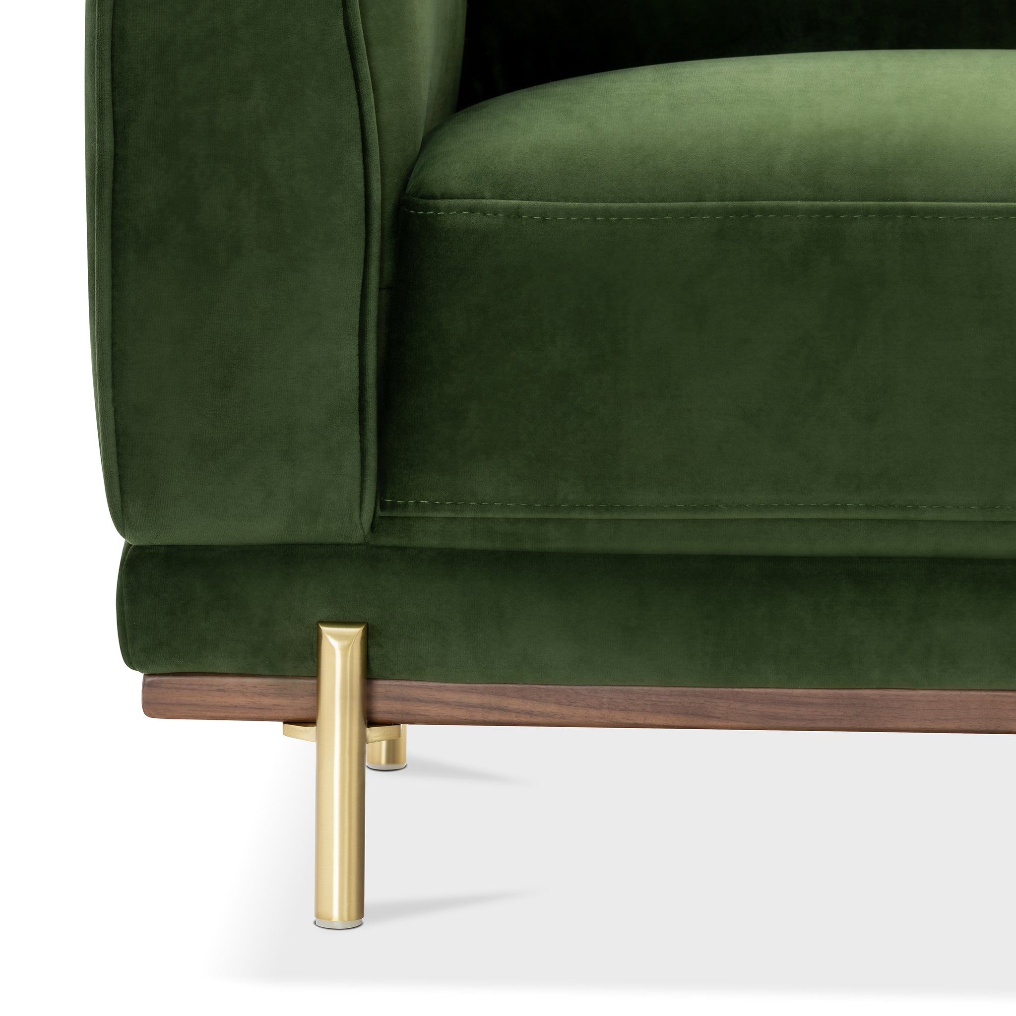 that's living valdivia verde velvet armchair chairs