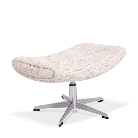 that's living xavier light chenille swivel chair & ottoman chairs